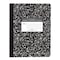 Roaring Spring Paper Products Composition Book, Unruled, 50 Sheets, 9.75in. x 7.5in. , Black Marble, 12PK 77260 - alternate 2